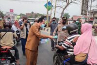 Bupati Muaro Jambi Bambang Bayu Suseno memimpin langsung kegiatan pencegahan bahaya kabut asap ini bersama jajaran Forkopimda.(poto: jambiprima.com).
