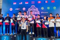 Atlet panahan Jambi raih medali emas beregu compound putra 50 meter di ajang internasional Satria Legawa Pro Archery Championship 2026 Jakarta.(poto: jamberita.com).