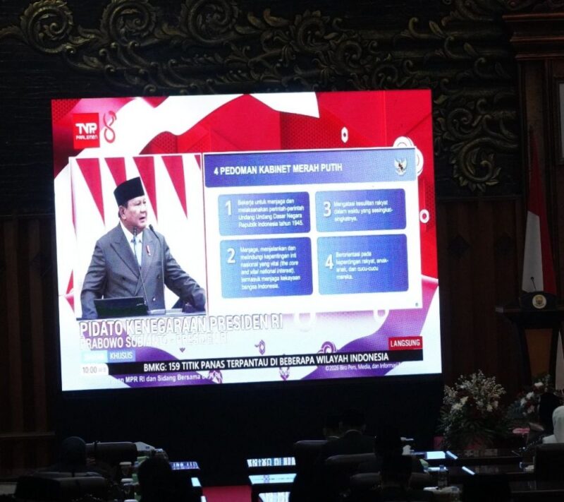 Ruang Rapat Paripurna DPRD Provinsi Jambi pada Jumat (14/8/2026).(poto: jamberita.com).