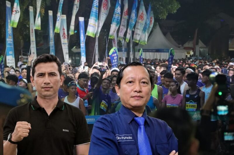 Universitas Baiturrahim Jambi mengirimkan delegasi akademis untuk mengikuti ajang Presisi Merdeka Run 2026 di Kota Jambi.(poto: jamberita.com).