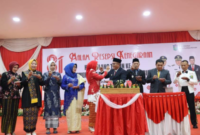 Pemerintah Kota Sungai Penuh menggelar Malam Resepsi Kenegaraan Sungai Penuh di Gedung Nasional pada Senin malam (17/8/2026).(poto: seriusnews.id).