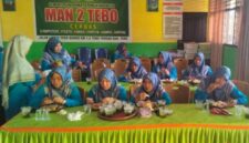 MAN 2 Tebo meresmikan unit usaha Manda Mart untuk menyediakan kebutuhan siswa dan memperkuat kemandirian ekonomi sekolah secara berkelanjutan.(poto: jambiprima.com).