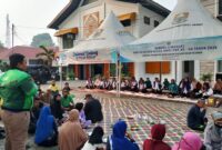 Tim Pembina Posyandu Provinsi Jambi bersama Dinas Pekerjaan Umum dan Tata Ruang Provinsi Jambi menggelar acara Rabu Berkah di Sekretariat TP PKK Jambi.(poto: jamberita.com).