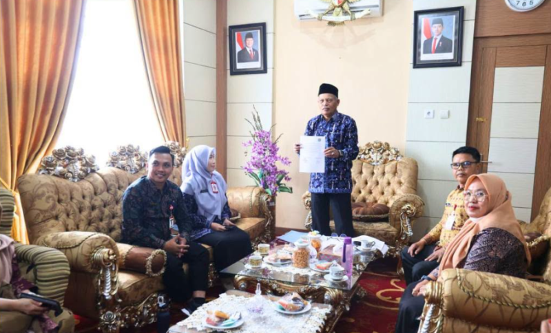 Wakil Wali Kota Sungai Penuh, Azhar Hamzah, mengikuti Rapat Koordinasi Teknis Advokasi Pencegahan dan percepatan penurunan angka stunting Regional Sumatera Tahun 2026.(poto: istimewa).