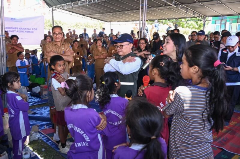Kemendikdasmen terus mengoptimalkan pemulihan psikososial gempa ntt di berbagai wilayah terdampak Nusa Tenggara Timur (NTT).(poto: istimewa).