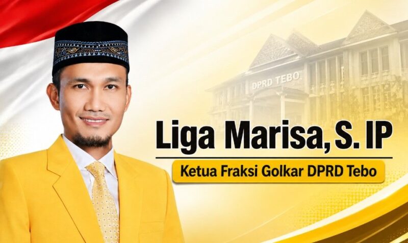 Ketua Fraksi Partai Golkar DPRD Kabupaten Tebo, Liga Marisa, S.IP, menyampaikan ucapan Selamat HUT ke-81 Kemerdekaan Republik Indonesia kepada seluruh masyarakat.(poto: jambiprima.com).