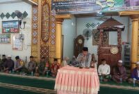 uasana peringatan Maulid Nabi Muhammad SAW 1448 H/2026 M di Masjid Nurul Jalal, Kelurahan Sungai Bengkal, Kecamatan Tebo Ilir, Kabupaten Tebo.(poto: jambiprima.com).