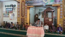 uasana peringatan Maulid Nabi Muhammad SAW 1448 H/2026 M di Masjid Nurul Jalal, Kelurahan Sungai Bengkal, Kecamatan Tebo Ilir, Kabupaten Tebo.(poto: jambiprima.com).