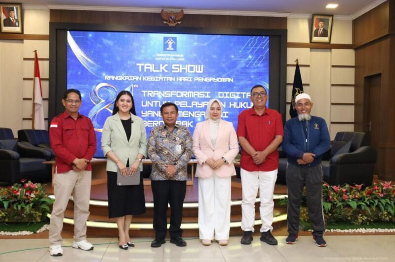 Transformasi digital Kementerian Hukum Jambi kini menjadi sorotan utama dalam rangkaian peringatan Hari Pengayoman ke-81 tahun 2026.(poto: jamberita.com).