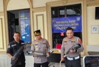 Polresta Jambi menyita 150 sepeda motor balap liar dan knalpot brong sepanjang Agustus 2026.(poto: seriusnews.id).