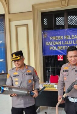 Polresta Jambi Sita Ratusan Motor Balap Liar Sepanjang Agustus 2026