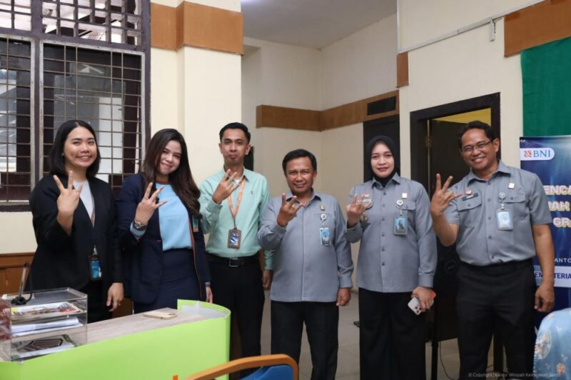 Kantor Wilayah Kementerian Hukum Jambi membuka layanan pendaftaran hak cipta gratis untuk memperingati Hari Pengayoman ke-81 Tahun 2026.(poto: jamberita.com).