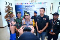 Polda Jambi bersama tim gabungan langsung bergerak cepat melakukan pengecekan hotspot Karhutla Jambi di Posko Bandara Lama pada Sabtu (22/8/2026).(poto: jambilink.id).