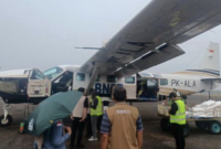 BMKG menggelar Operasi Modifikasi Cuaca di Jambi dengan menyemai 1 ton garam NaCl untuk memicu hujan deras serta menangani bencana Karhutla.(poto: istimewa).