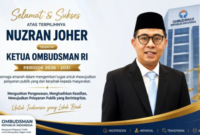 Dewan Perwakilan Rakyat (DPR) RI resmi menetapkan Nuzran Joher sebagai Ketua Ombudsman Republik Indonesia masa jabatan 2026–2031.(poto: istimewa).