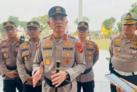 Polda Jambi menerjunkan 1.448 personel gabungan demi mengawal pengamanan presisi merdeka run 2026 yang berlangsung meriah di Kota Jambi.(poto: jambione.com).