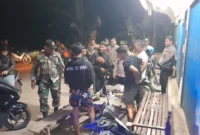 Polsek Maro Sebo bersama tim gabungan TNI dan Pemerintah Kecamatan menggelar patroli skala besar pada Selasa (18/8/2026) malam.(poto: jambione.com).