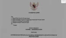 Surat Edaran Nomor: 1835/SE/DLH-3/2026.(poto: seriusnews.id).