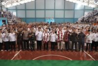 Gubernur Jambi Al Haris mengimbau seluruh siswa untuk membentengi diri dari ancaman bahaya judi online.(poto: jambilink.id).