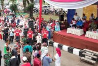Pawai Akbar Pelajar Merangin sukses menyedot perhatian warga dalam rangka memeriahkan Hari Ulang Tahun ke-81 Republik Indonesia pada Selasa (18/8).(poto: meranginkab.go.id).