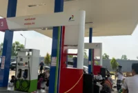 SPBU baru Hj Ernawati diresmikan di Desa Simpang Karmeo pada Jumat (21/8/2026).(poto: jambilink.id).