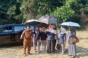 Lavita Syukur, meninjau langsung kesiapan lokasi HKG PKK ke-54 di Desa Tiangko, Kecamatan Sungai Manau, Selasa (15/9).(poto: kominfo).