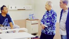 Dewan Pengawas BPJS Kesehatan Paulus Agung Pambudhi meninjau langsung pelayanan JKN RSUD Jambi, tepatnya di RSUD H Abdul Manap.(poto: istimewa).