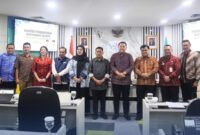  Bupati Merangin H M Syukur memimpin langsung kunjungan kerja ke Markas Besar Badan Kepegawaian Negara Pusat di Jakarta Timur pada Sabtu (19/9).(poto: kominfo).
