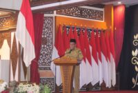 Wakil Gubernur Jambi Abdullah Sani resmi membuka kegiatan sosialisasi keringanan pajak kendaraan bermotor di Auditorium Rumah Dinas Gubernur Jambi, Senin.(poto: jamberita.com).