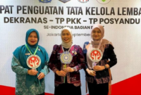 Ketua Tim Penggerak PKK Kota Sungai Penuh, Ny. Sri Kartini Alfin, S.Kep., Ns., menghadiri agenda penguatan tata kelola lembaga di Hotel Bidakara, Jakarta Selatan, Senin (20/9/2026).(poto: istimewa).