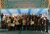 Kafilah Provinsi Jambi berhasil menembus posisi 13 besar pada ajang Musabaqah Tilawatil Qur'an Tingkat Nasional XXXI Tahun 2026.(poto: jamberita.com).