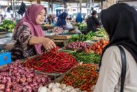 Dinas Perdagangan dan Perindustrian Kota Jambi mencatat penurunan harga cabai merah jambi pada pemantauan Jumat (18/9/2026).(poto: jambiprima.com).