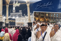 Rombongan umroh LAM Jambi dan Nailah Hairat tiba di Makkah.(poto: istimewa).