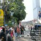 Massa GERAM Jambi menggelar aksi di depan Kementerian Keuangan RI, Jakarta.(poto: jambiprima.com).