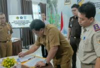 Sekretaris Daerah Merangin, Zulhifni, hadir secara langsung mewakili Bupati Merangin, M. Syukur.(poto: kominfo).