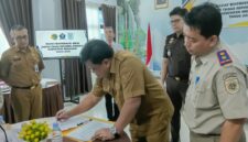 Sekretaris Daerah Merangin, Zulhifni, hadir secara langsung mewakili Bupati Merangin, M. Syukur.(poto: kominfo).
