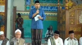 Pemerintah Kabupaten Merangin menggelar peringatan Maulid Nabi Merangin 1448 H / 2026 M di Masjid Baitul Makmur, Kelurahan Dusun Bangko, Kamis (3/9).(poto: kominfo).