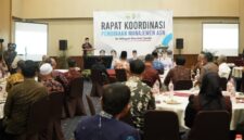 Al Haris menyampaikan pandangannya saat menghadiri Rapat Koordinasi Manajemen Talenta ASN di Hotel Amaris, Kabupaten Bungo, Kamis (3/9/2026).(poto: jamberita.com).