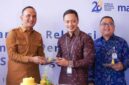 Bupati Sarolangun H. Hurmin meresmikan operasional KCP Bank Mandiri Sarolangun di gedung baru pada Senin (14/9/2026).(poto: jambiprima.com).