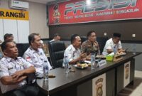 Wakil Bupati Merangin H. A. Khafidh menghadiri agenda sosialisasi Assessment Center Polri secara virtual dari Ruang Vicon Polres Merangin pada Rabu (9/9).(poto: kominfo).