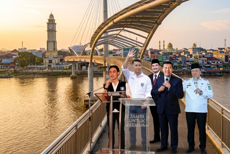 Lima tokoh ini di perkirakan akan meramaikan kontestasi perpolitikan di Pilkada Jambi tahun 2029.(poto: AI)