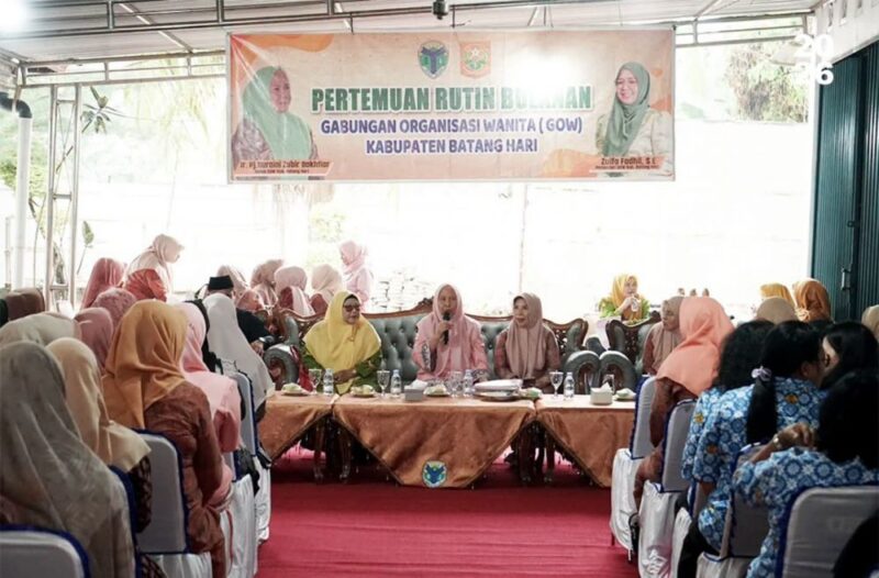 Gabungan Organisasi Wanita menggelar pertemuan rutin bulanan di Rumah Dinas Wakil Bupati Batang Hari pada Selasa (22/9/2026).(poto: jamberita.com).