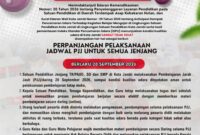 Pemerintah Kota Jambi memperpanjang kebijakan perpanjangan PJJ Kota Jambi bagi seluruh siswa TK, SD, hingga SMP mulai berlaku pada Senin, 28 September 2026.(poto: jambiprima.com).