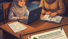 Ilustrasi PJJ.(poto: AI).