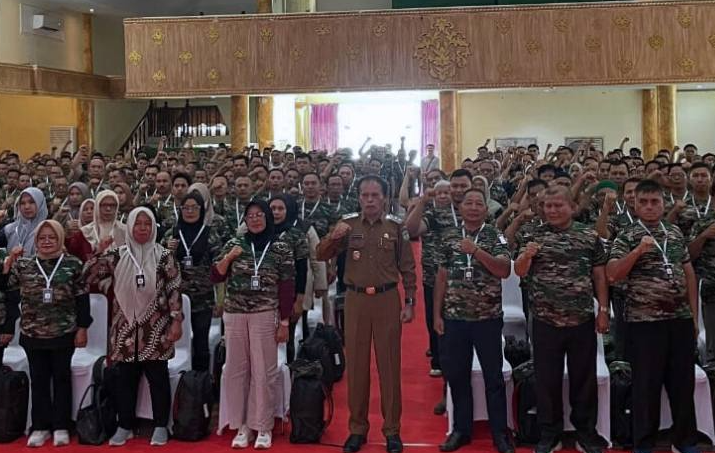 Bimtek Kepala Desa dan BPD tahun 2025 di Korem 042/Gapu.(poto: arsip).