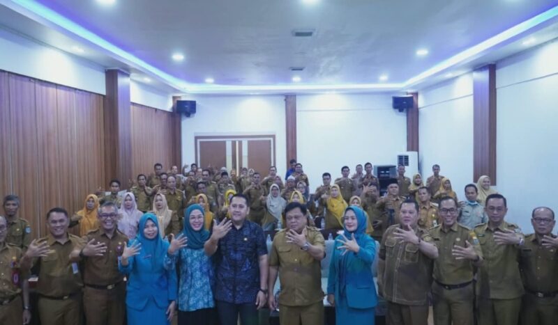 Pemerintah Kabupaten Merangin buka agenda Advokasi, Penguatan Komitmen, dan Penyusunan Rencana Tindak Lanjut yang berlangsung di Aula Hotel Family Inn Bangko pada Selasa (8/9).(poto: kominfo).