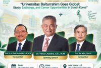 Universitas Baiturrahim Jambi menggelar kuliah umum peluang studi dan karier di Korea Selatan bersama pakar internasional pada Senin (28/9/2026).(poto: jamberita.com).