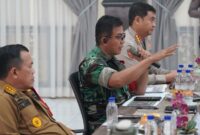 Rapat Koordinasi (Rakor) Karhutla di Rumah Dinas Bupati Batanghari pada Selasa (8/9/2026).(poto: jamberita.com).