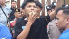 Mahasiswa asal Kabupaten Merangin, Arip Hidayatullah, mendesak Kapolda Jambi turun tangan.(poto: jambiprima.com).