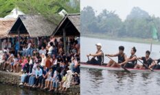 Kemeriahan Festival Danau Letang Batang Hari Pacu Perahu Sedot Antusiasme Ribuan Warga
